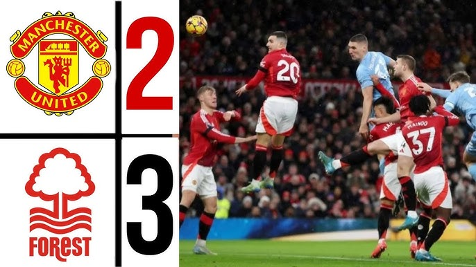 Manchester United mengalami kekalahan 2-3 dari Nottingham Forest di Old Trafford.