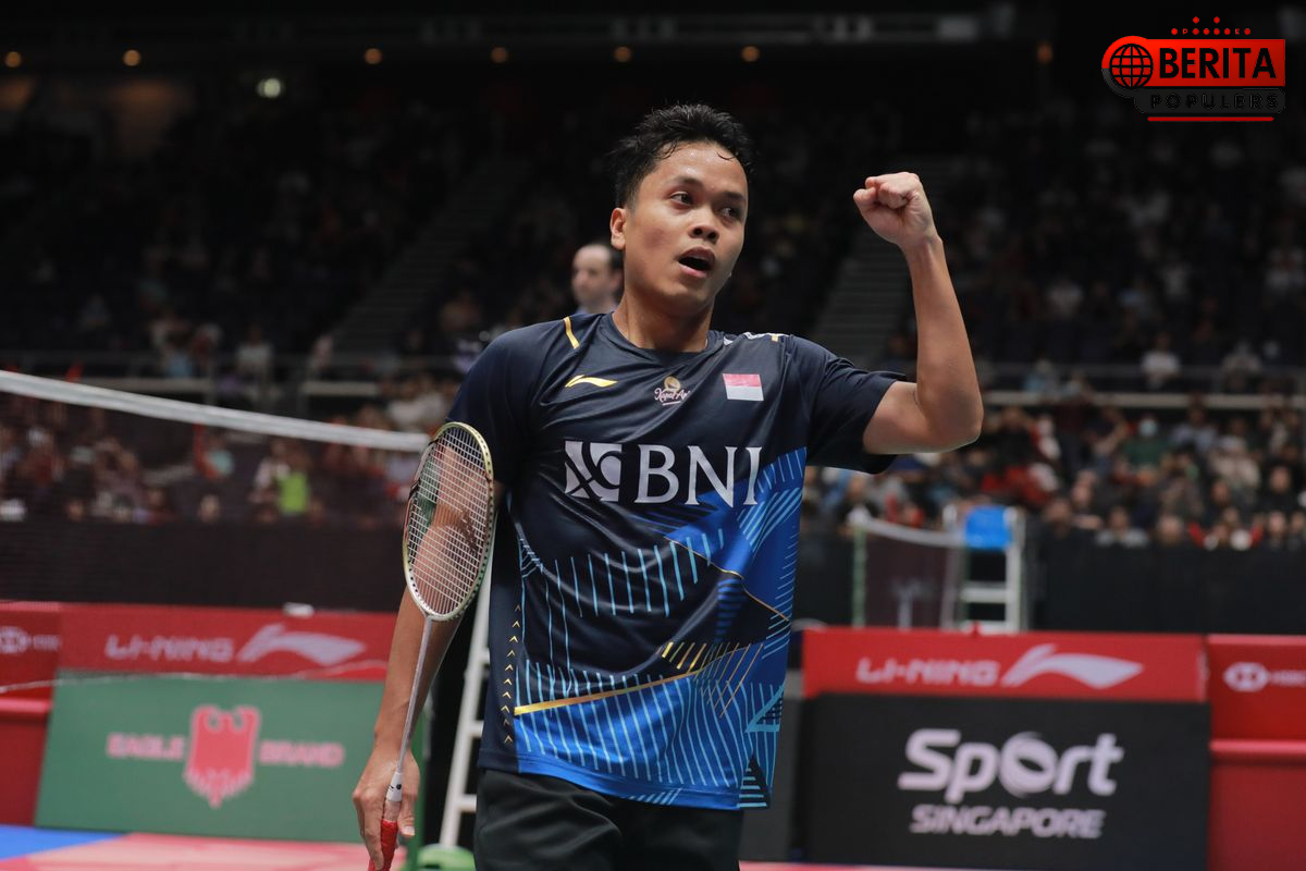 Anthony Ginting Tersingkir di Babak 16 Besar Malaysia Open 2025