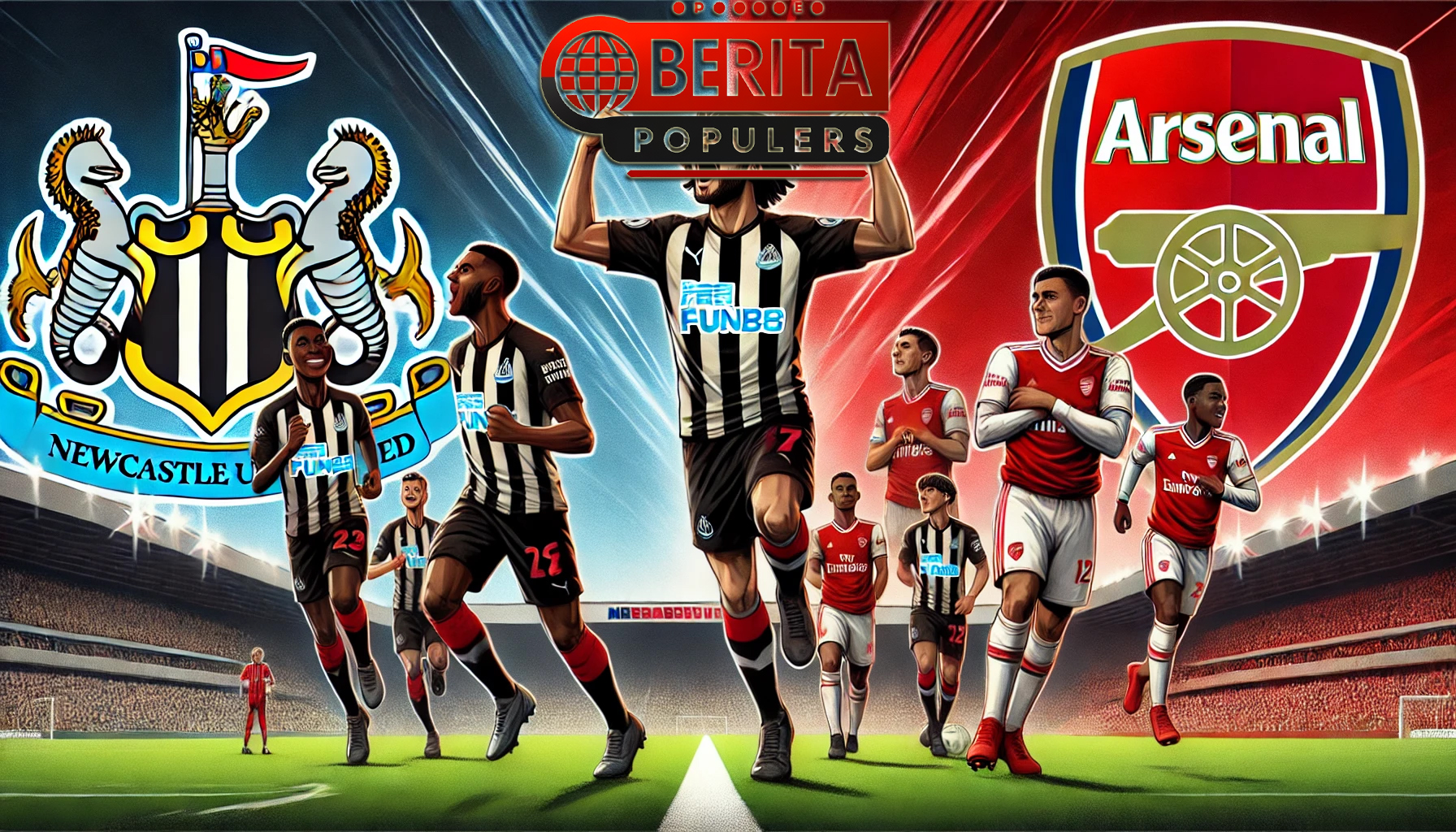 Arsenal Tersungkur di Kandang Sendiri: Newcastle United Hantam The Gunners 2-0 dalam Carabao Cup