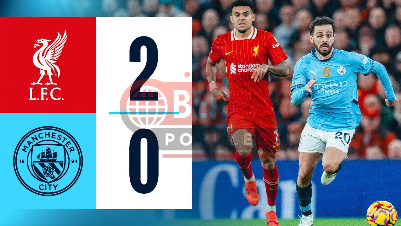 Liverpool Kalahkan Manchester City 2-0, Perpanjang Keunggulan di Puncak Klasemen