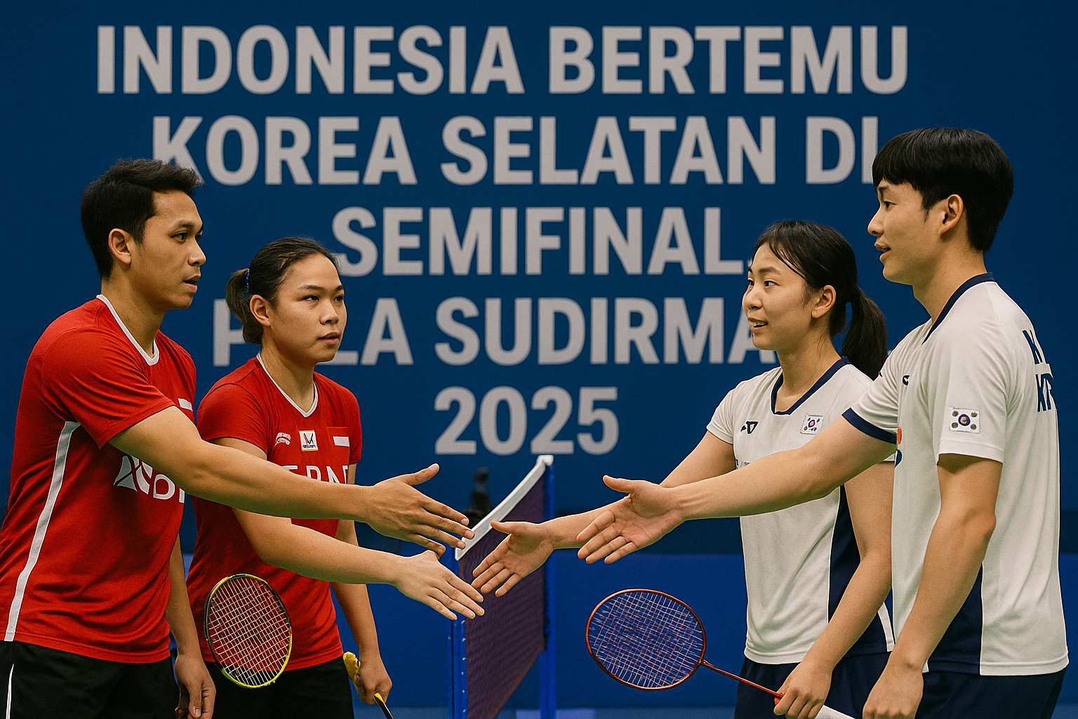 Indonesia Bertemu Korea Selatan di Semifinal Piala Sudirman 2025