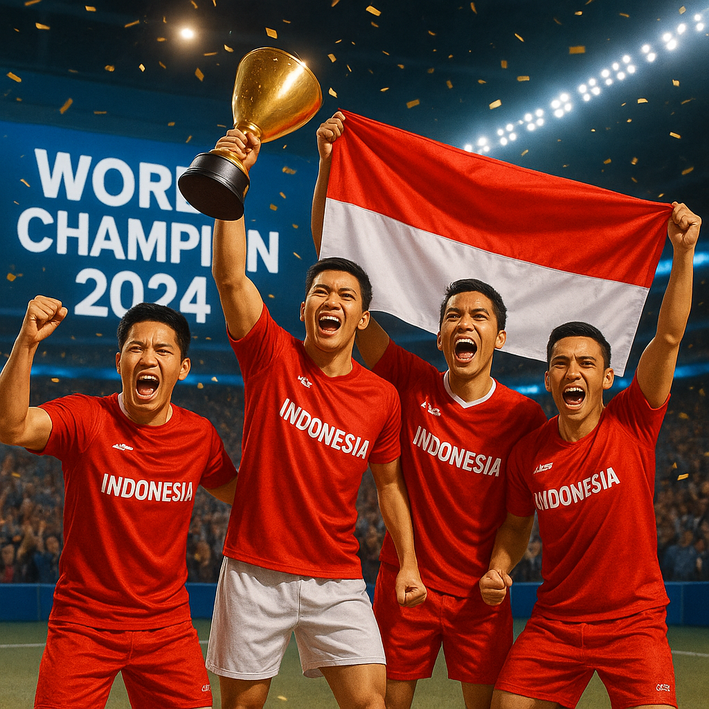 Target Tim Teqball Indonesia di Kejuaraan Dunia 2024