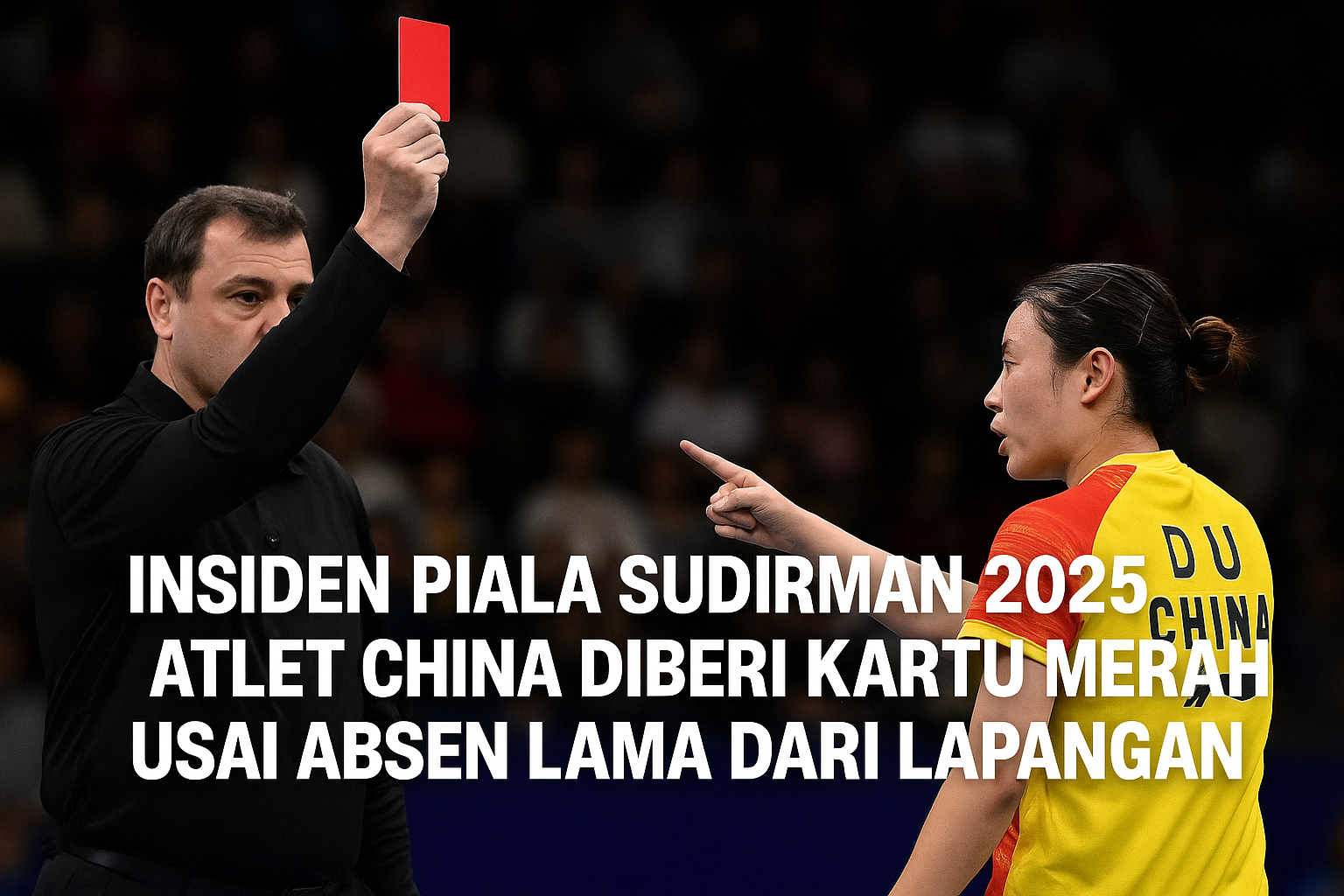 Insiden Piala Sudirman 2025: Atlet China Diberi Kartu Merah Usai Absen Lama dari Lapangan