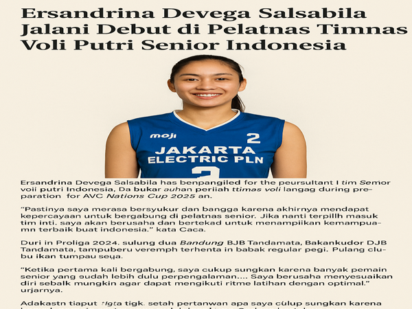 Timnas Voli Putri Indonesia, Ersandrina Devega Salsabila Bertekad